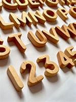 حروف الفبا و اعداد انگلیسی آهن ربایی مگنت دار چوبی