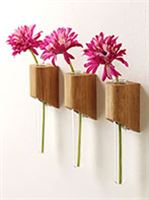 گلدان دیواری چوبی مینیمال مجموعه سه عددی کد 637