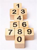 مکعب های چوبی اعداد ریاضی کمک آموزشی کد 639