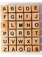 مکعب های چوبی حروف انگلیسی کمک آموزشی کد 640