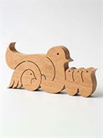 تندیس و مجسمه چوبی سلام طرح پرندگان کد 654