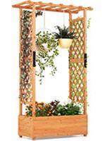 داربست باکس طاق چوبی گل و گیاه آپارتمانی ترلیس باغ