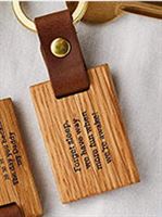 جاکلیدی چوبی هدیه تبلیغاتی با قابلیت شخصی سازی متن