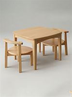 ست میز و صندلی کودک از چوب راش طبیعی کد 652